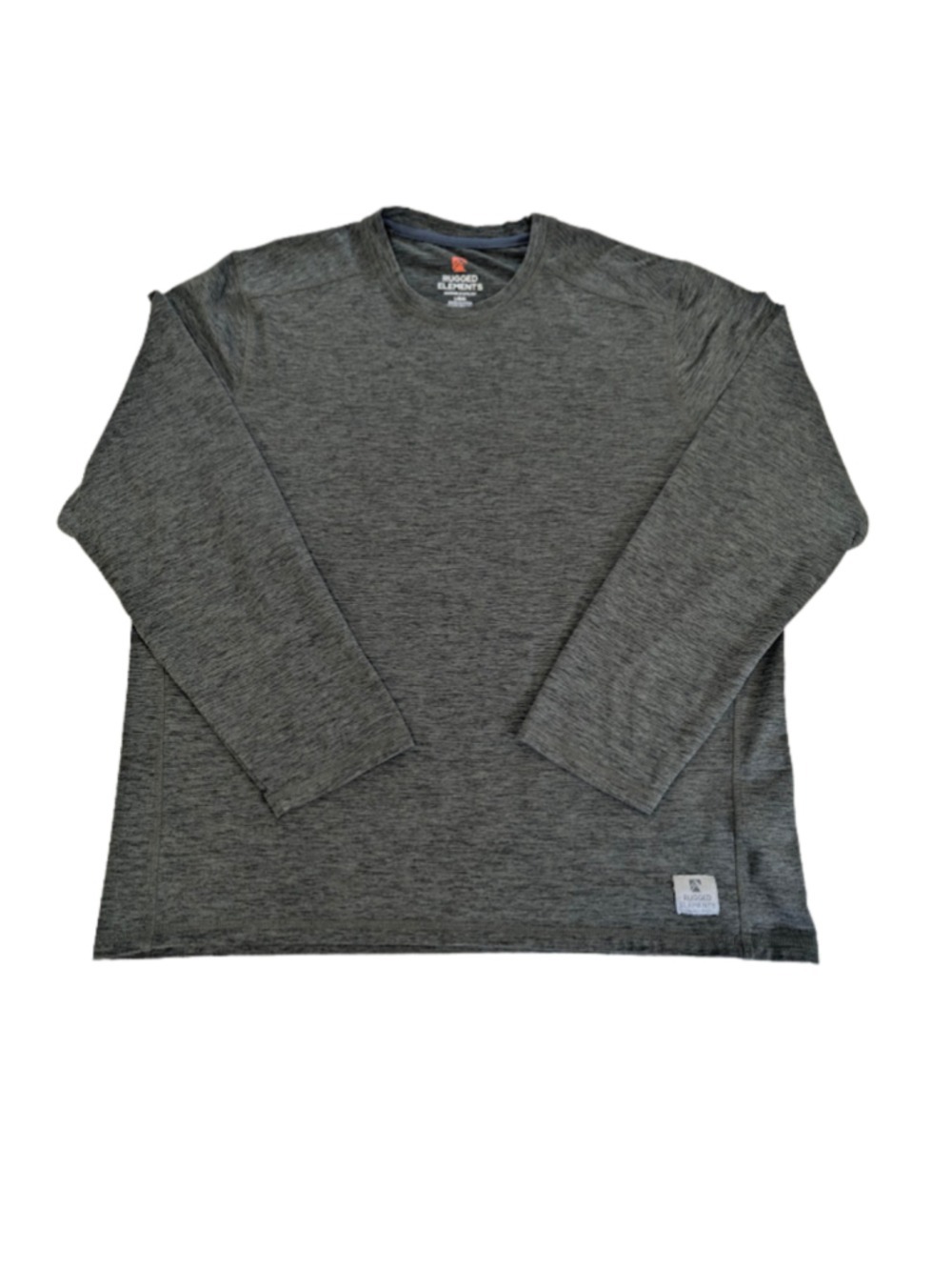 Rugged Elements Performance Shirt L Gray Long Sleeve Outdoor Hiking Workwear